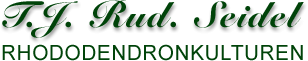 T. J. Rud. Seidel, Rhododendronkulturen